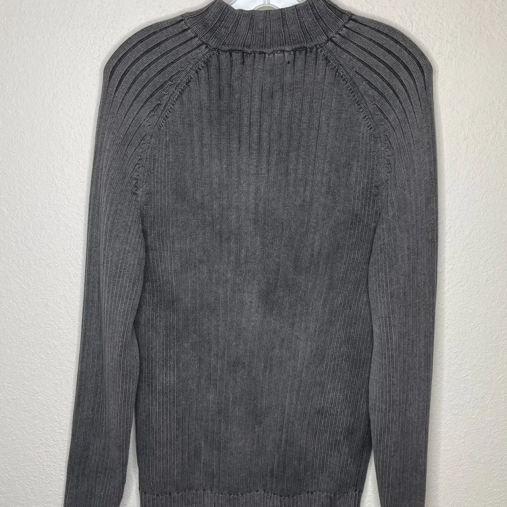 Roundtree & Yorke Casuals Ribbed Zip Neck‎ Sweater
